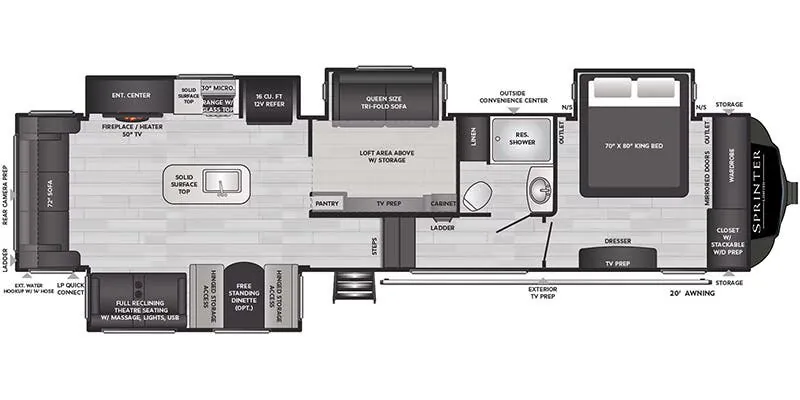2026 Keystone Sprinter 3590LFT - Photo 3