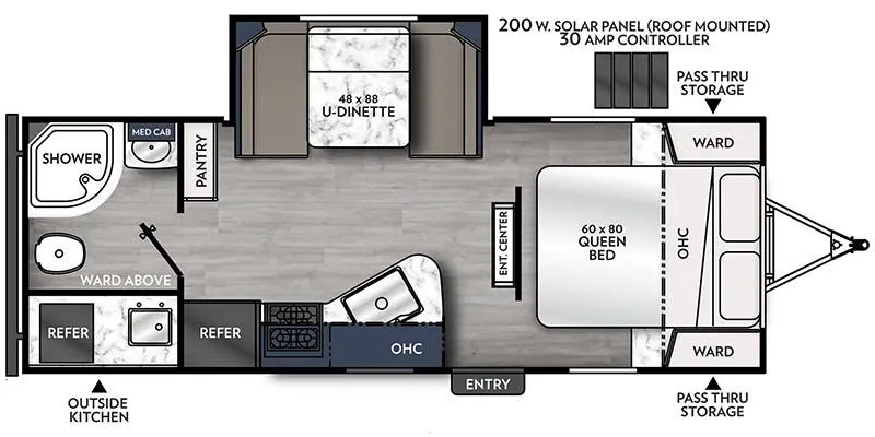 Coachmen Apex Ultra-Lite 215RBK floor plan