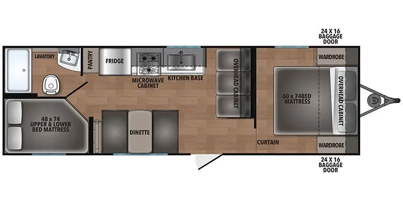Shasta I-5 526BH floor plan