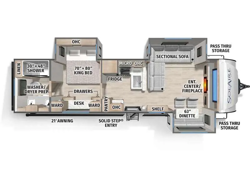 2026 Forest River Solaire 3300FLBS - Photo 3