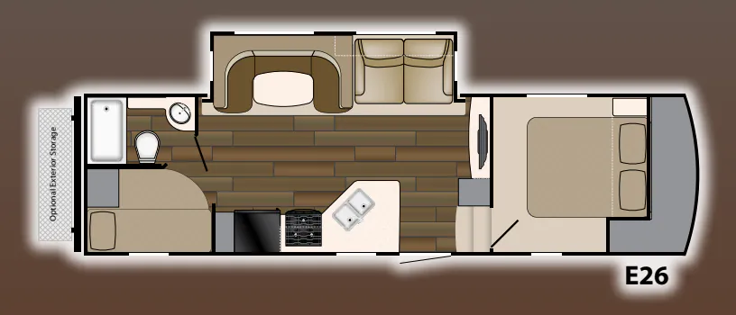 Heartland ElkRidge Xtreme Light E 26 floor plan