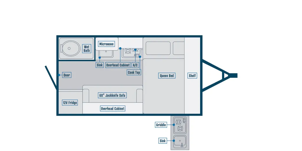 2025 Bontrager Outdoors Standard 15RE floor plan