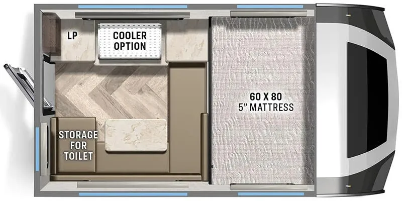 Palomino Backpack B-780H floor plan