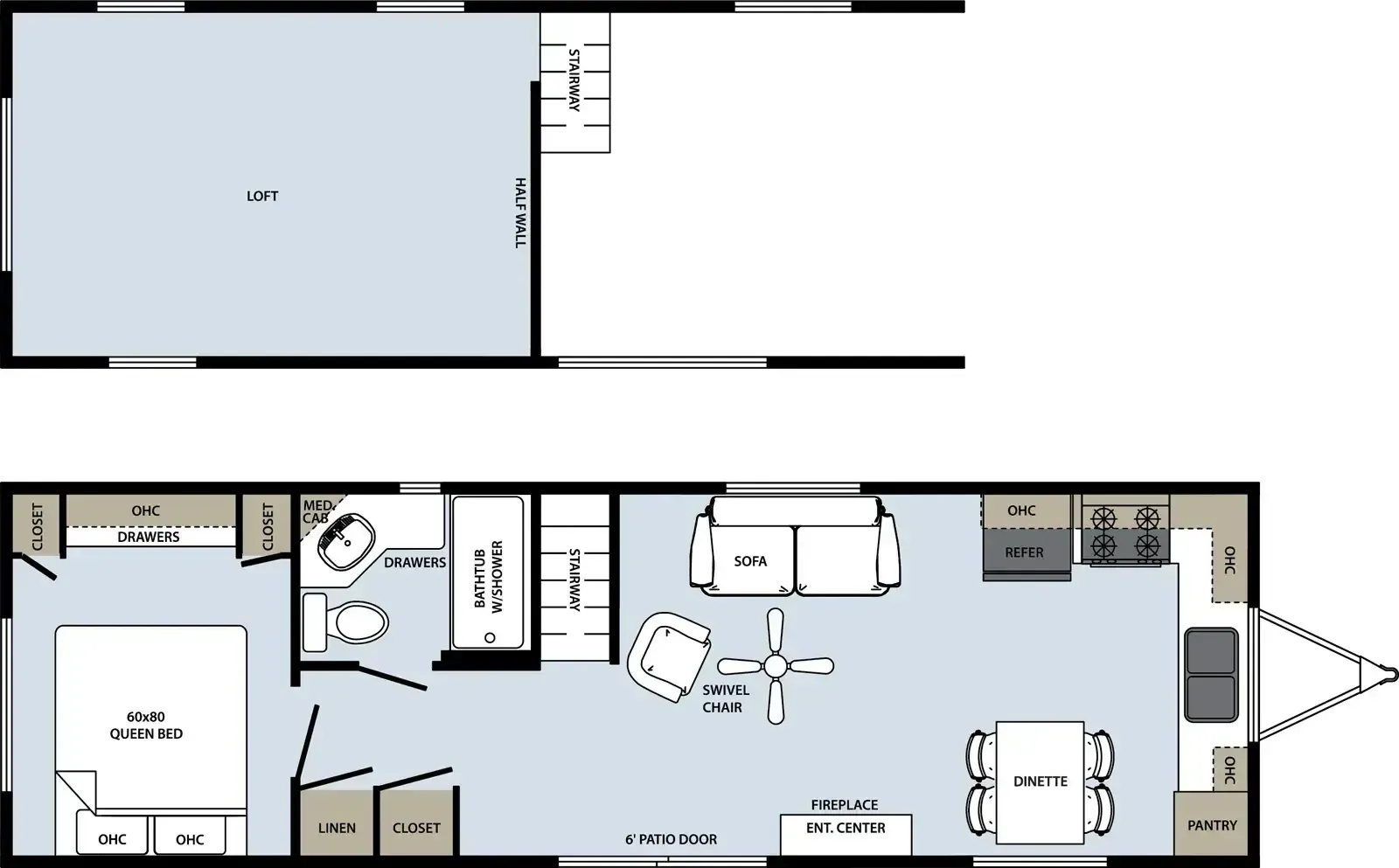 Forest River Quailridge Summit 40FKL-S floor plan