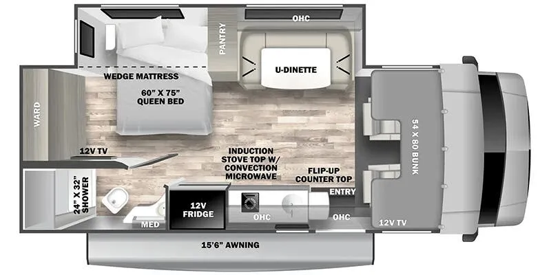 2025 Forest River Solera 24DSRC - Floor plan