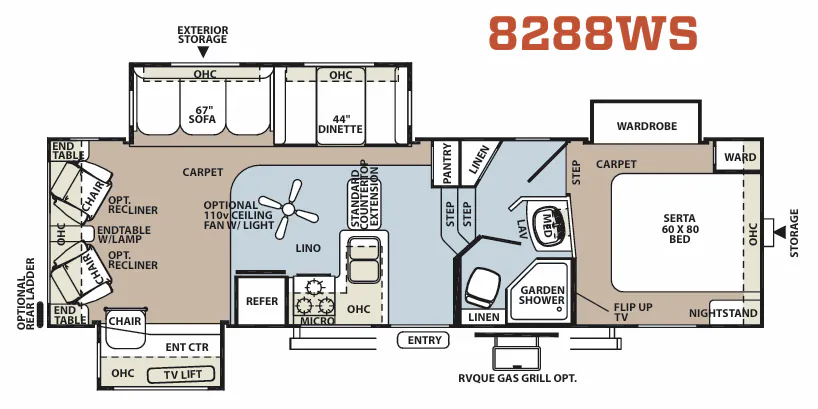 Forest River Rockwood Signature Ultra Lite 8288WS exterior