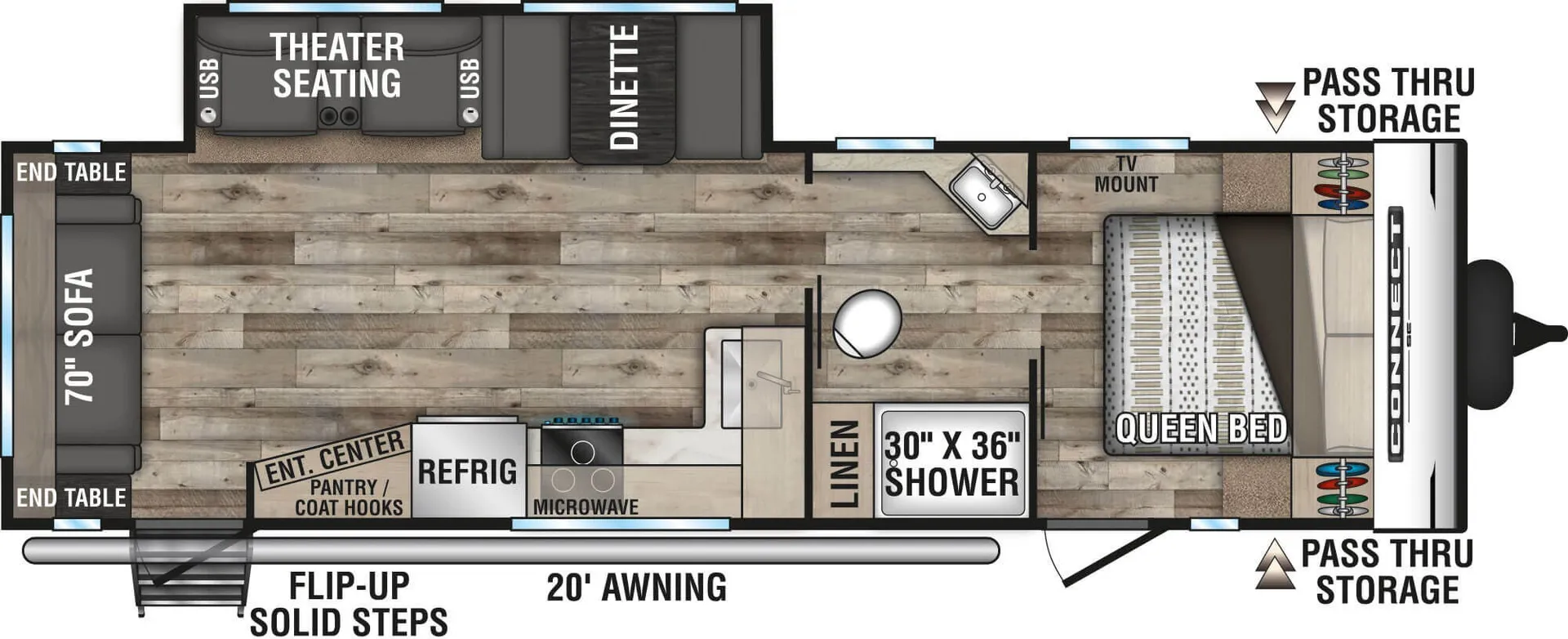 K-Z Connect SE C281RLSE floor plan