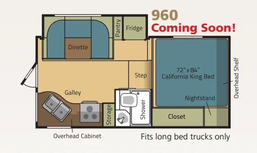 Adventurer Eagle Cap 960 floor plan