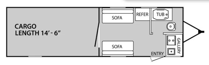 Genesis Supreme Overnighter 12-14.6FK floor plan