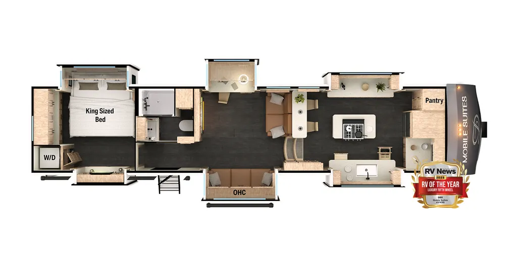 2025 DRV Mobile Suites 41FKRB floor plan