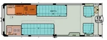 Sportsmobile Promaster 117S floor plan