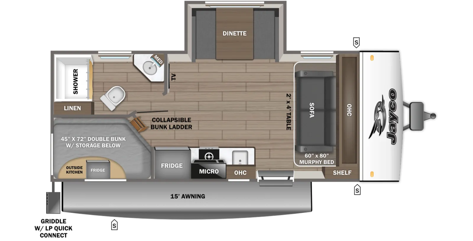 2026 Jayco Jay Feather Air 19MBS - Photo 3