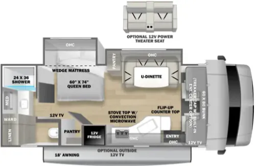 Forest River Forester 2441DS floor plan