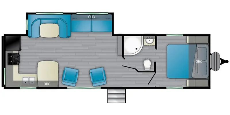 Heartland Trail Runner TR 27 RKS floor plan