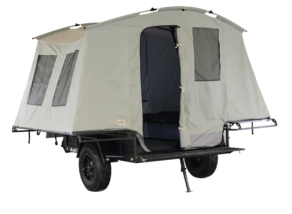 Mid BLACKOUT 8' TENT exterior
