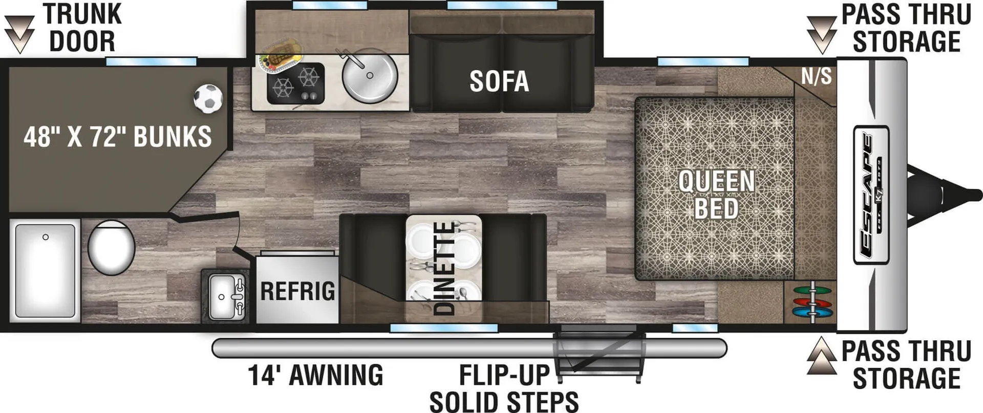 K-Z Escape E231BH floor plan