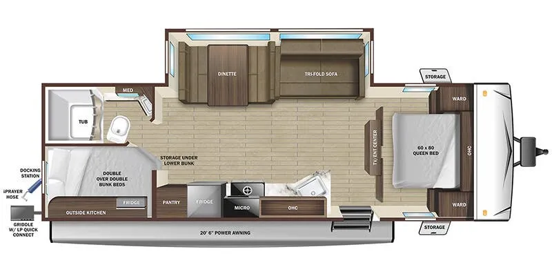 Starcraft Super Lite 261BH floor plan