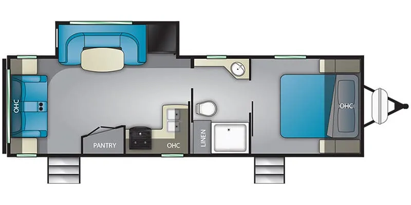 Heartland Mallard M252 floor plan