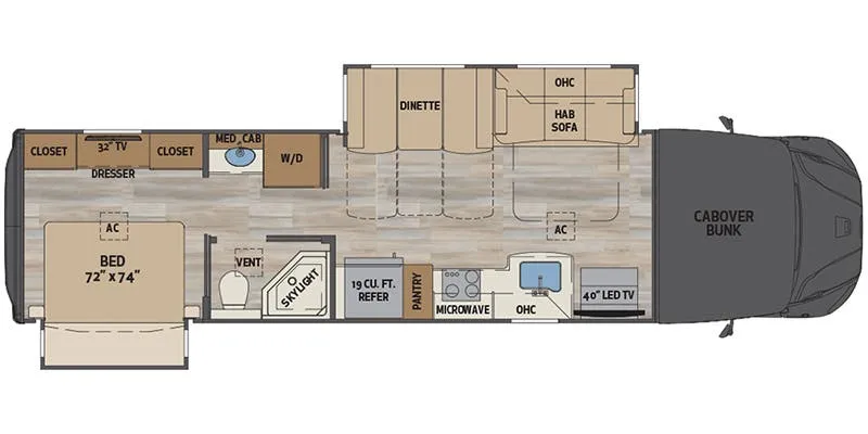 Renegade RV Valencia 36SB floor plan