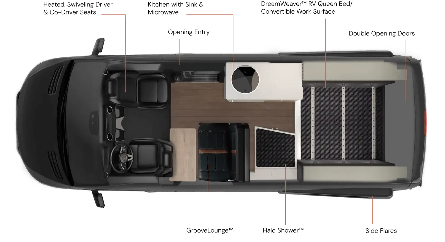 2026 Storyteller Overland Classic MODE OG - Floor plan