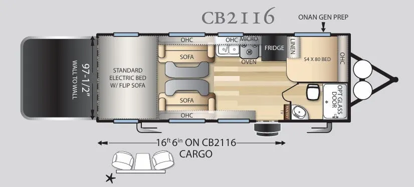 Forest River Stealth CB2116 exterior