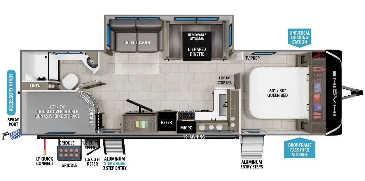 Grand Design Imagine 2800BH floor plan