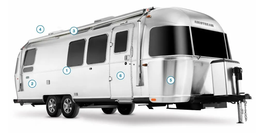 Airstream Pottery Barn 28RB exterior