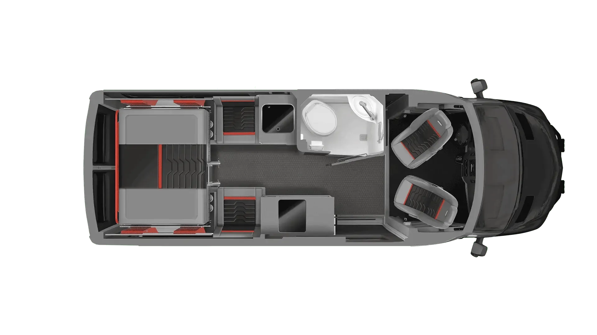 Airstream Interstate 19X LE OUTLAND EDITION floor plan