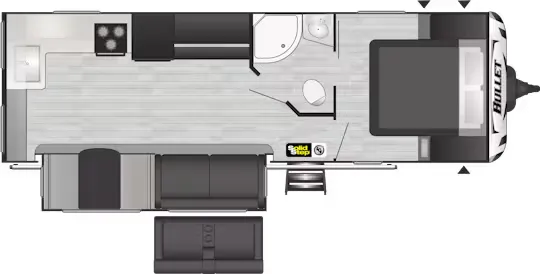 Keystone Bullet Premium 258RKS floor plan
