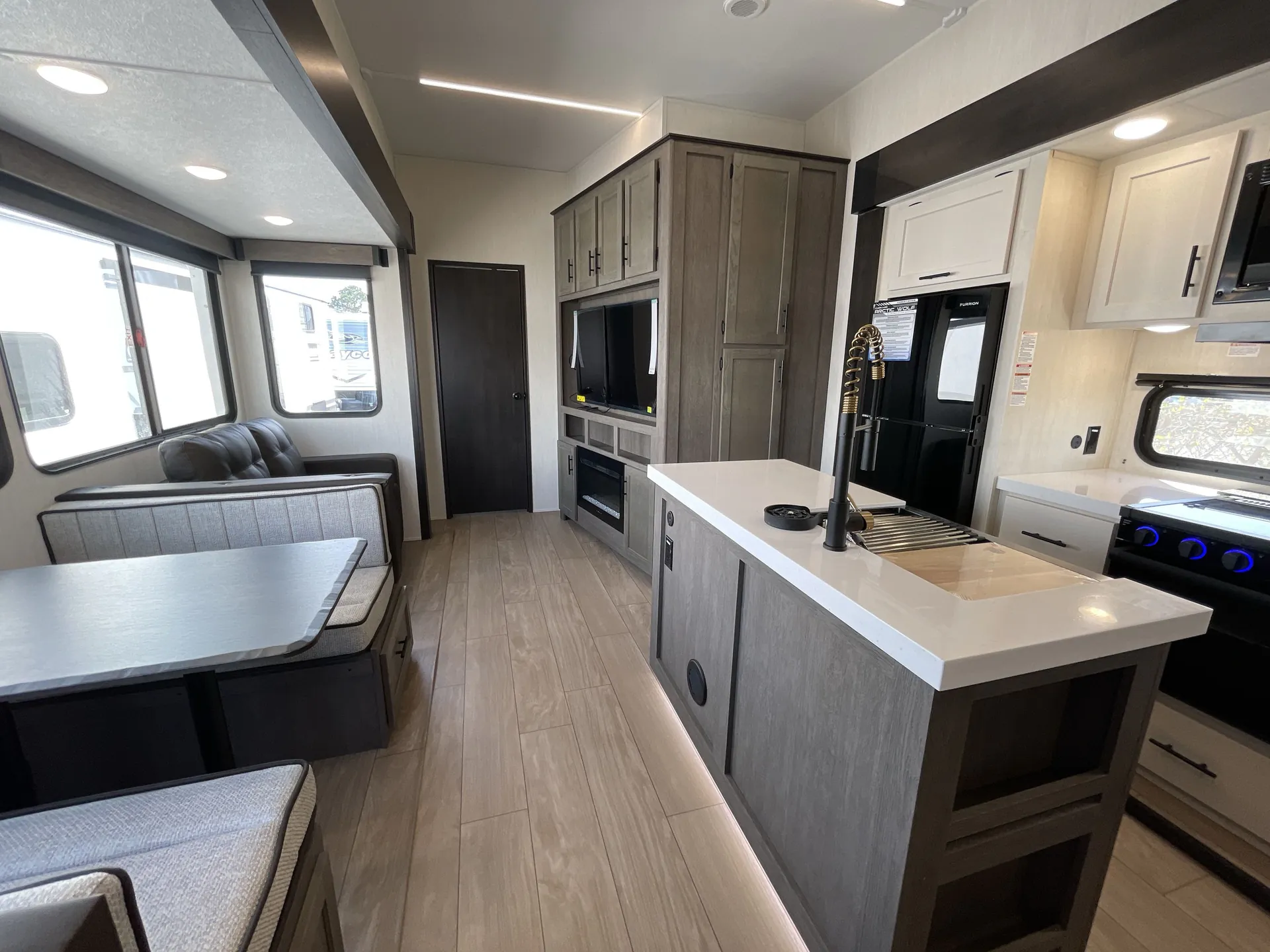 2026 Forest River Arctic Wolf 331BH — stove oven open