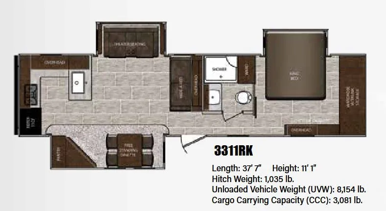 Prime Time LaCrosse 3311RK floor plan