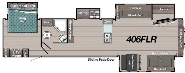 Gulf Stream Innsbruck Lodge 406FLR floor plan