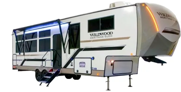 Forest River Wildwood Heritage Glen 378FL exterior