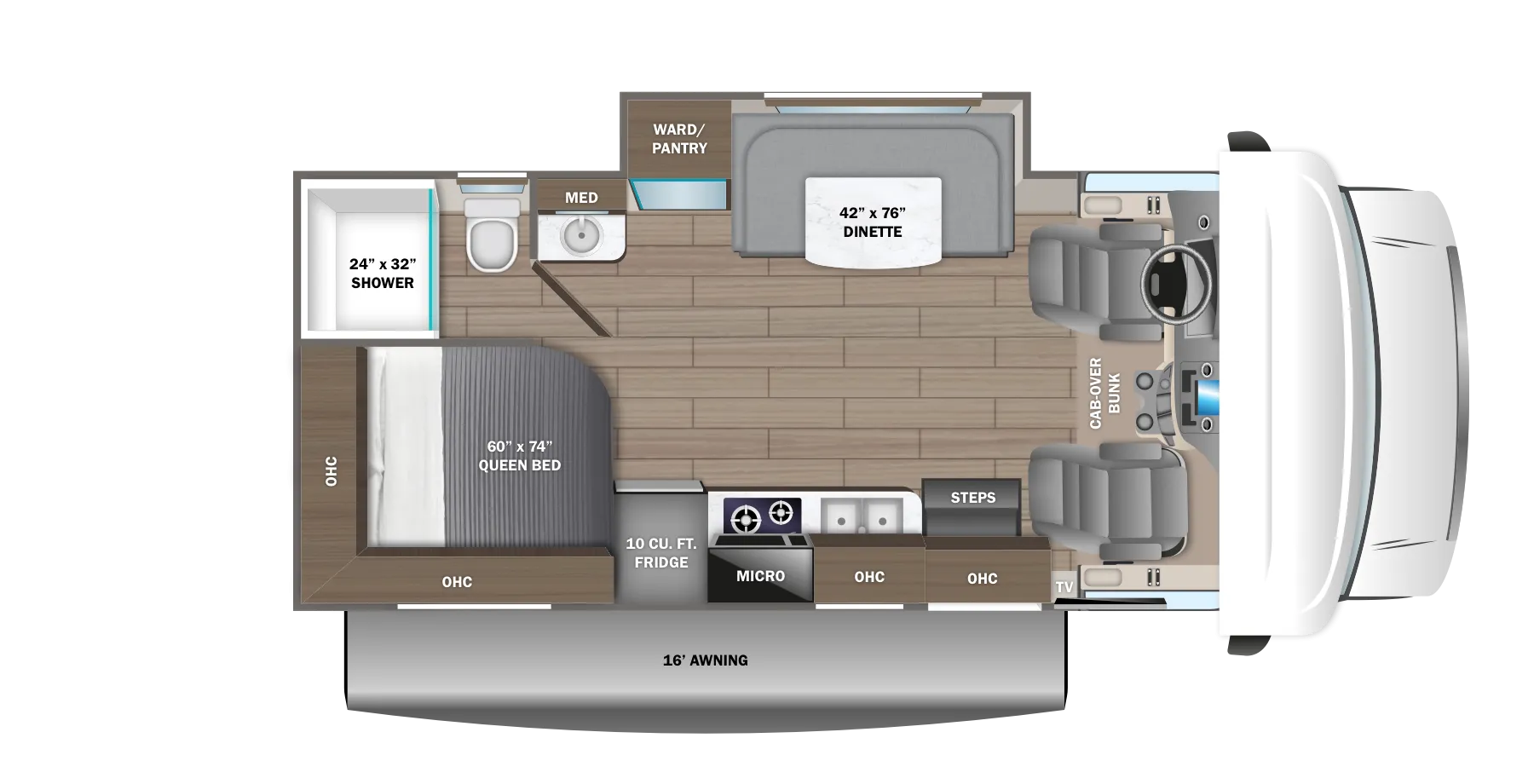 Jayco Redhawk SE 22AF floor plan