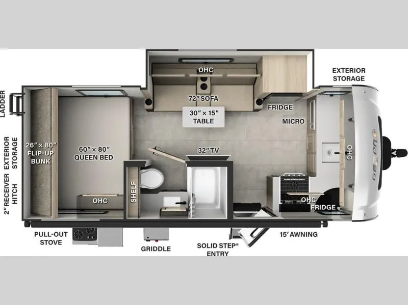 2025 Forest River RV Rockwood GEO Pro 20FK - Photo 2
