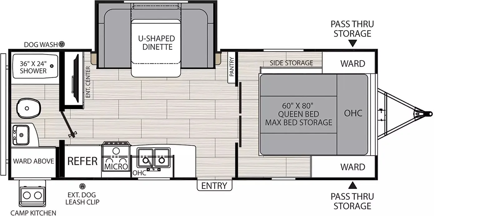 Coachmen Northern Spirit 2145RBX floor plan