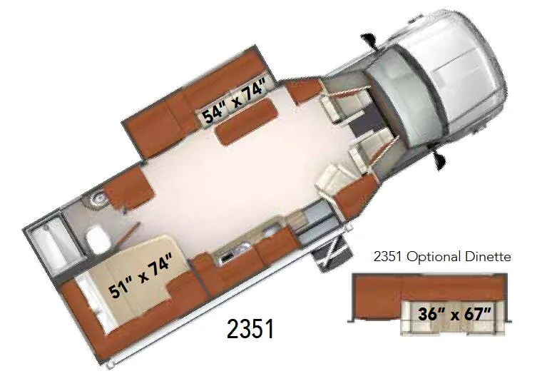 Phoenix Cruiser 2351 floor plan