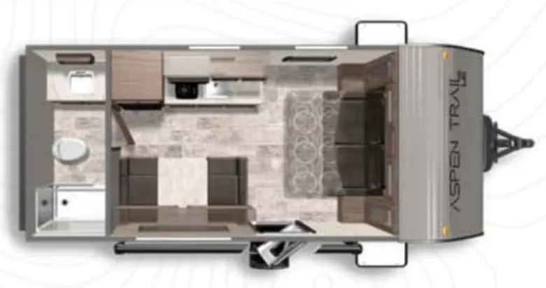 Dutchmen Aspen Trail LE 17RB floor plan