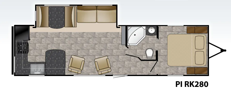Heartland Pioneer RK280 floor plan
