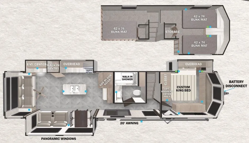 Forest River Salem Grand Villa 42DL exterior