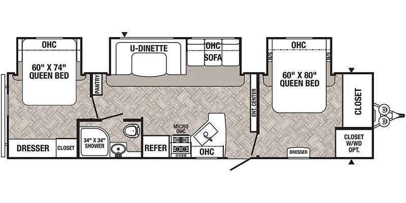 Palomino Puma 32RBFQ2 floor plan