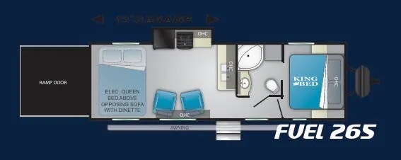 Heartland Fuel 265 floor plan