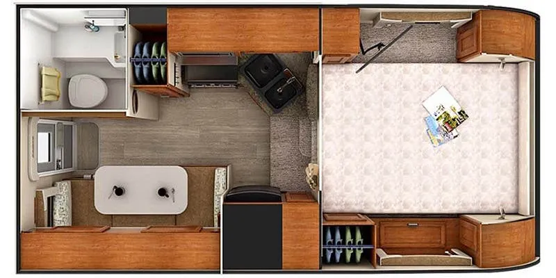 Lance TC 850 floor plan