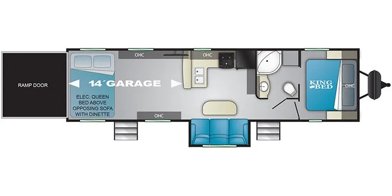 Heartland Torque TQ T314 floor plan