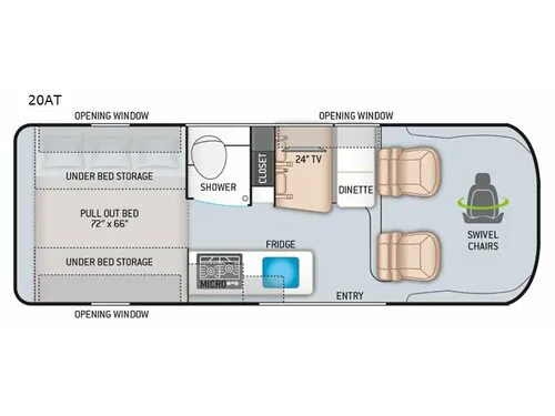 2021 Thor Motor Coach Tellaro 20AT, Photos photo 2