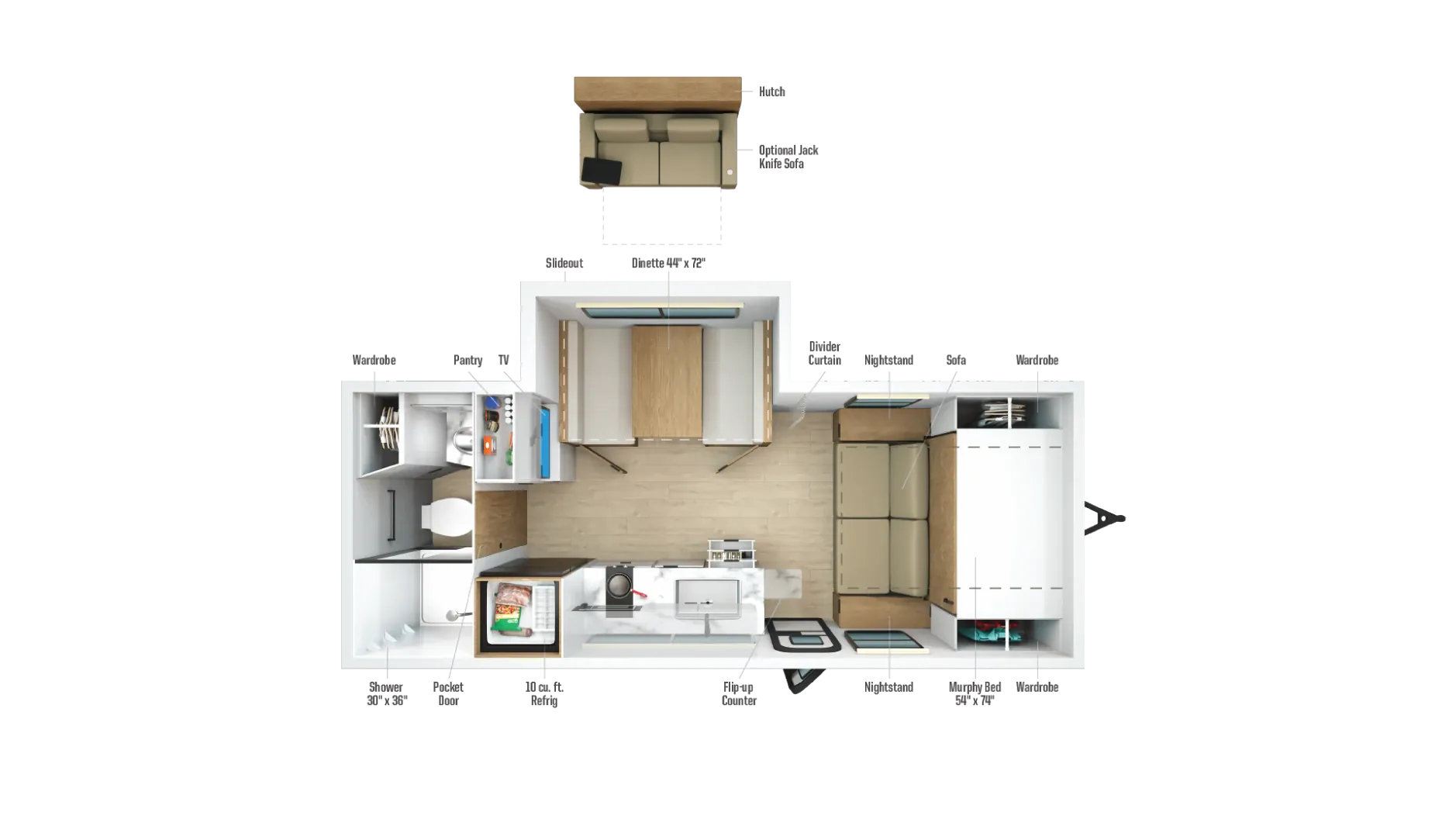 2027 Winnebago Micro Minnie 2108DS