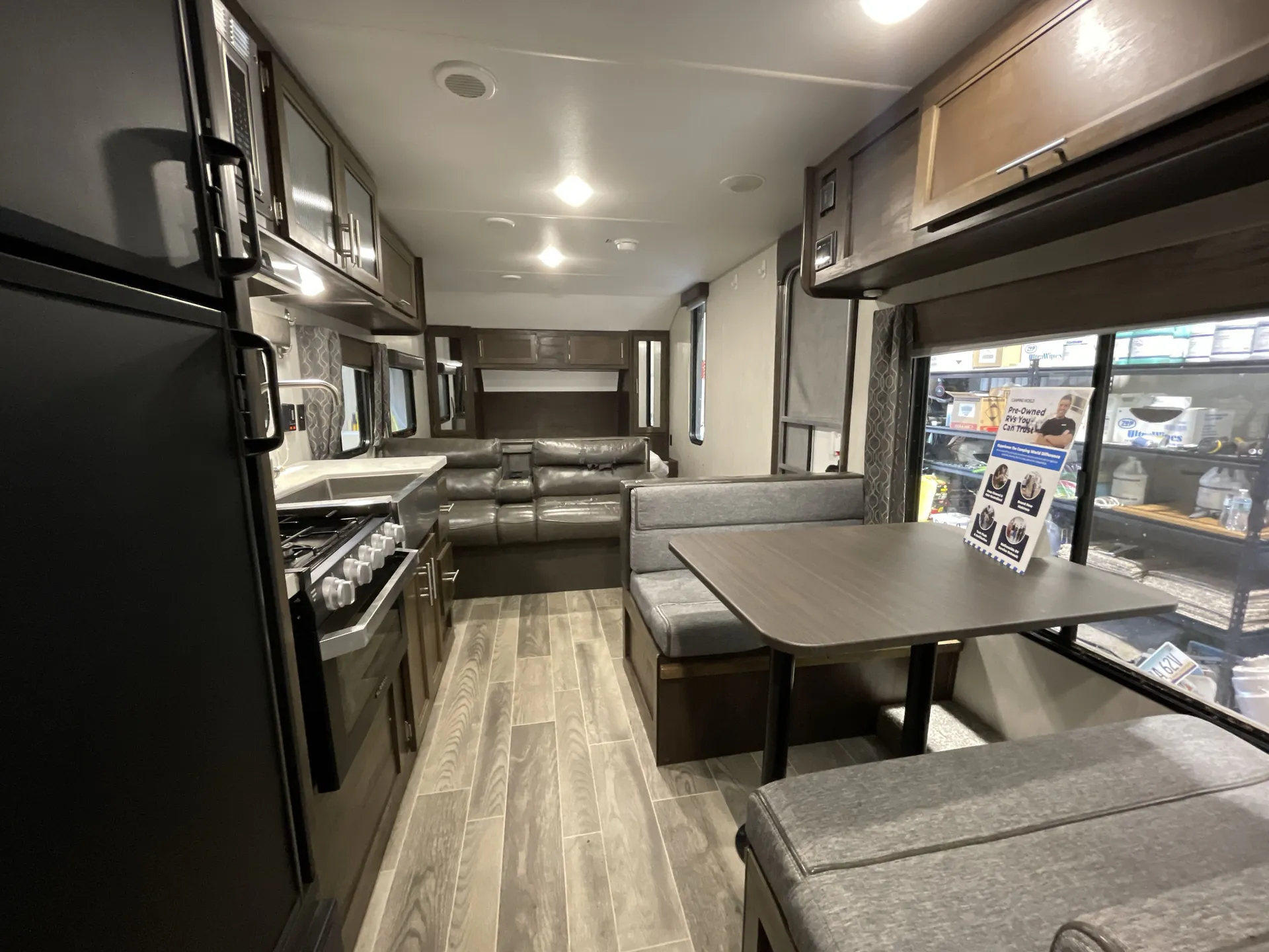 2019 Forest River Cherokee Grey Wolf 26DJSE — fridge