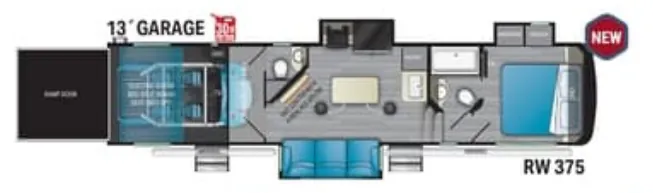 Heartland Road Warrior 375 floor plan