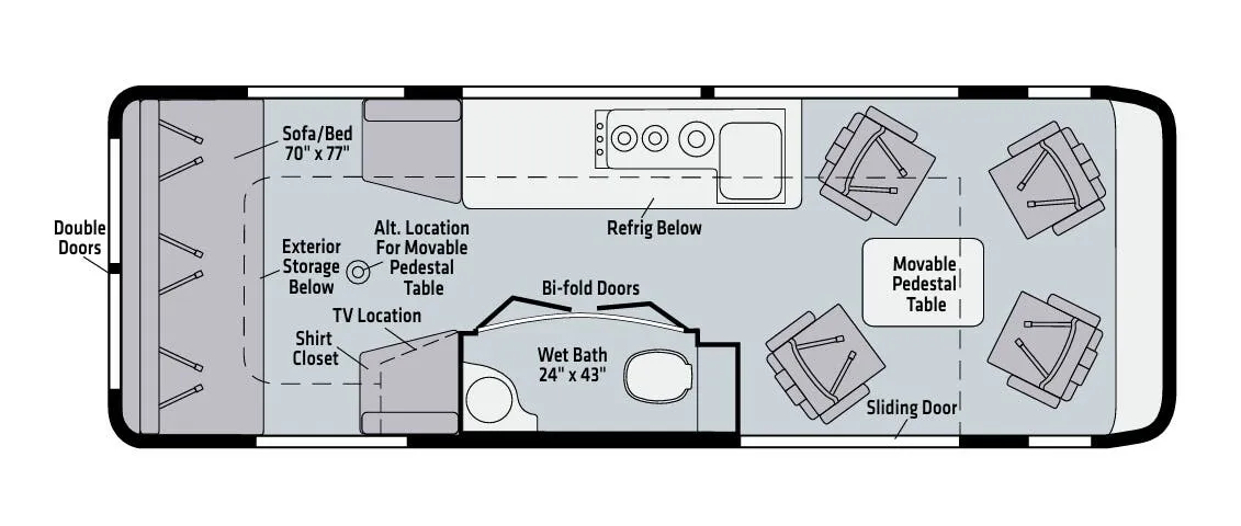 Winnebago Era 70X floor plan
