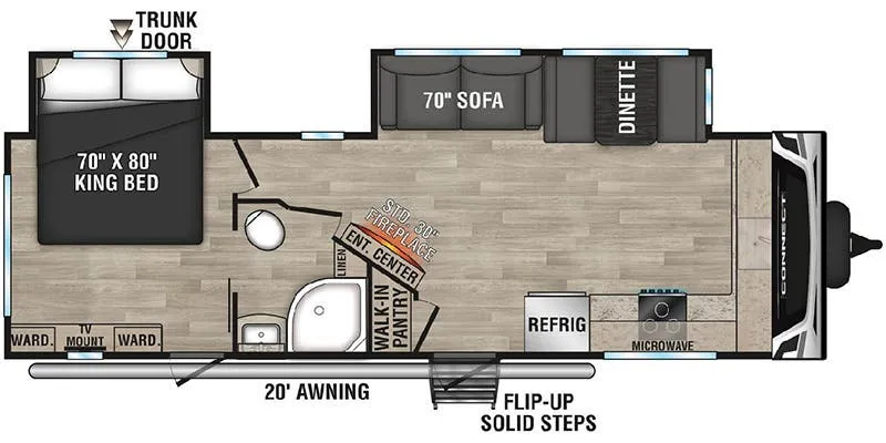 K-Z Connect C272FK floor plan